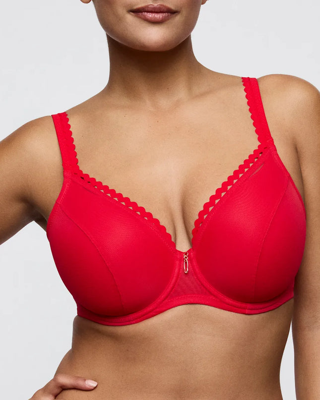 Prima Donna Twist unterlegter BH Herzform Wowgirl true red