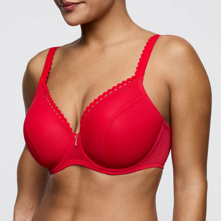 Prima Donna Twist unterlegter BH Herzform Wowgirl true red