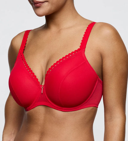 Prima Donna Twist unterlegter BH Herzform Wowgirl true red
