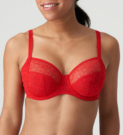 75 E / Prima Donna Twist BH Vollschale mit Bügel Epirus rot