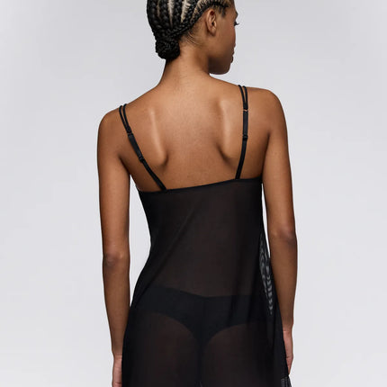 Sarda Nachtkleid Bremer pyton schwarz