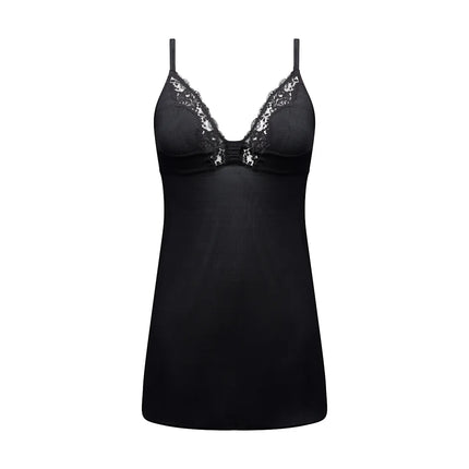 Sarda Nachtkleid Bremer pyton schwarz
