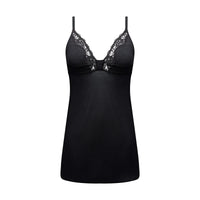 Sarda Nachtkleid Bremer pyton schwarz