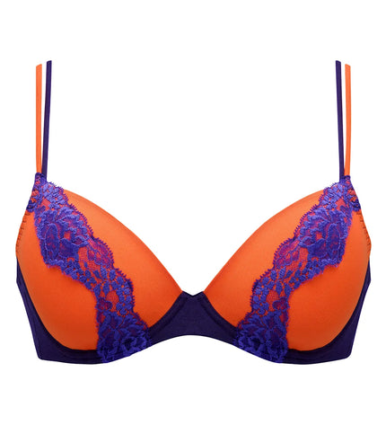 Sarda unterlegter BH Tiefdekoll. Bremer orange shock