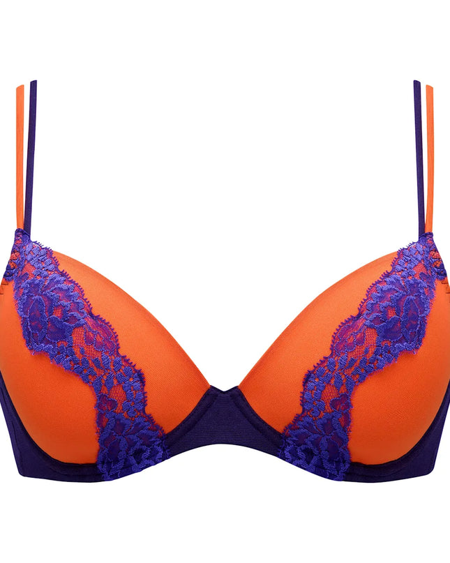 Sarda unterlegter BH Tiefdekoll. Bremer orange shock