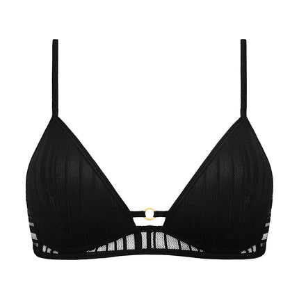 Sarda unterlegtes Bralette ohne Bügel Mandl schwarz