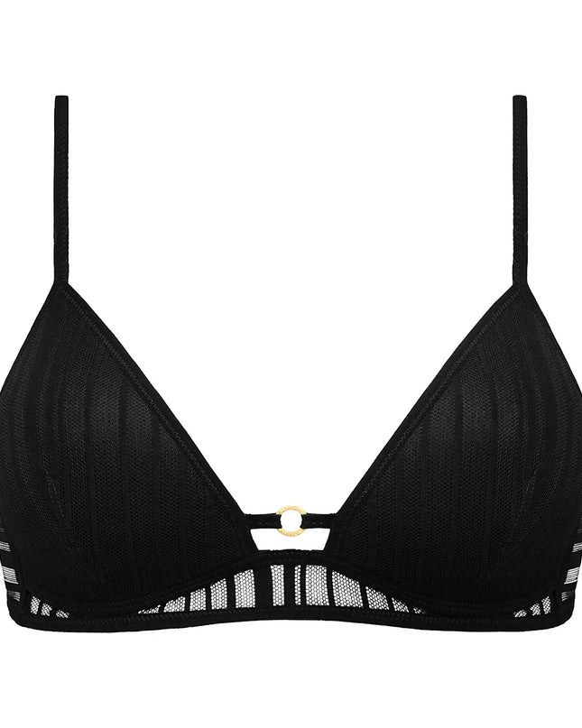 Sarda unterlegtes Bralette ohne Bügel Mandl schwarz