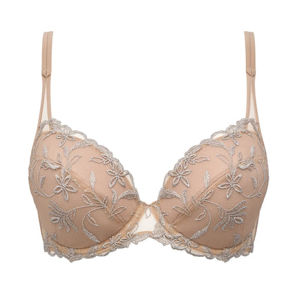 Sarda unterlegter Push-up BH mit herausnehmbaren Kissen Shay silver