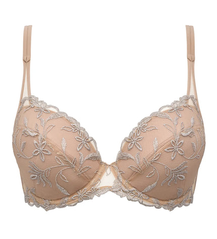 Sarda unterlegter Push-up BH mit herausnehmbaren Kissen Shay silver