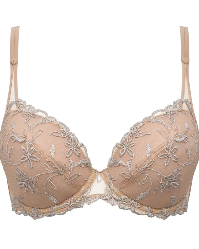 Sarda unterlegter Push-up BH mit herausnehmbaren Kissen Shay silver