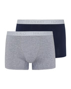 light melange / deep navy