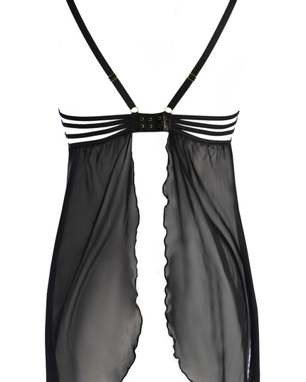 Axami schimmerndes Negligée mit Bügel ohne polsterung