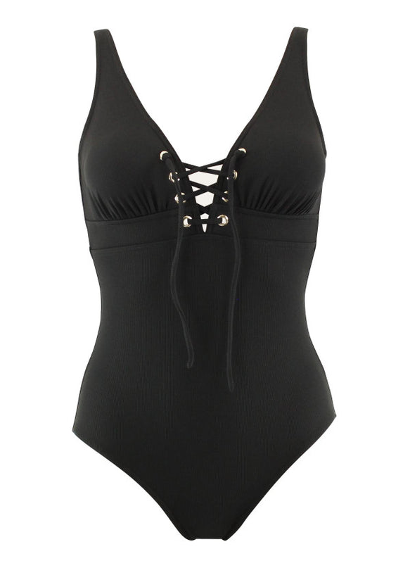 Janine Robin Badeanzug Einteiler Allure schwarz