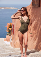 Janine Robin Badeanzug Einteiler Allure kaki