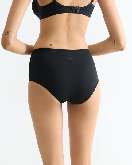 Sloggi Highwaist-Slip Go Daily Cotton schwarz
