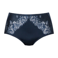 Slip taille Mey Luxurious bleu nuit