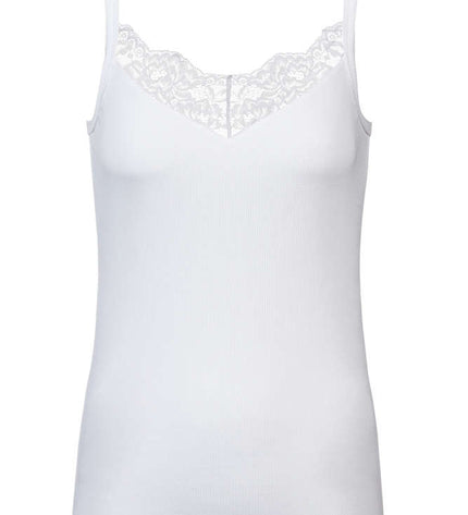 Mey Spaghetti Top Organic Cotton weiss