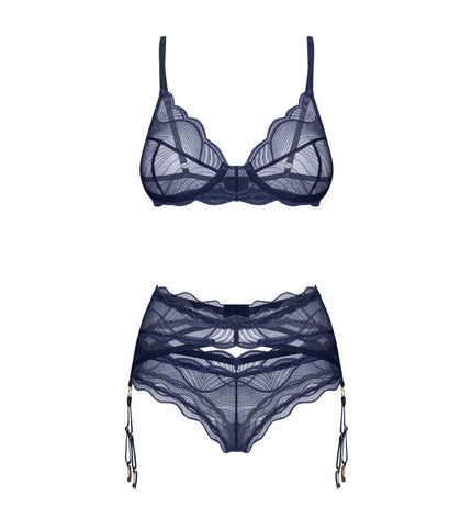 Obsessive 3 teiliges Set Nightly blue dunkelblau