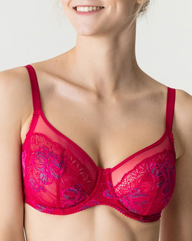 75 E / 75 F / Prima Donna Twist French kiss - Bügel BH E,F G Cup persianred