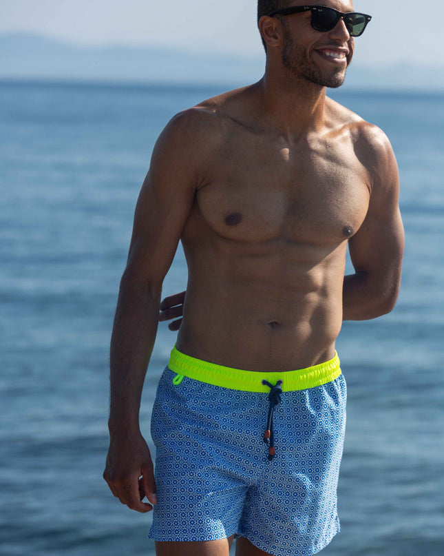 Gili's Swim Herren Badehose TRAWANGAN Sunny Sintra